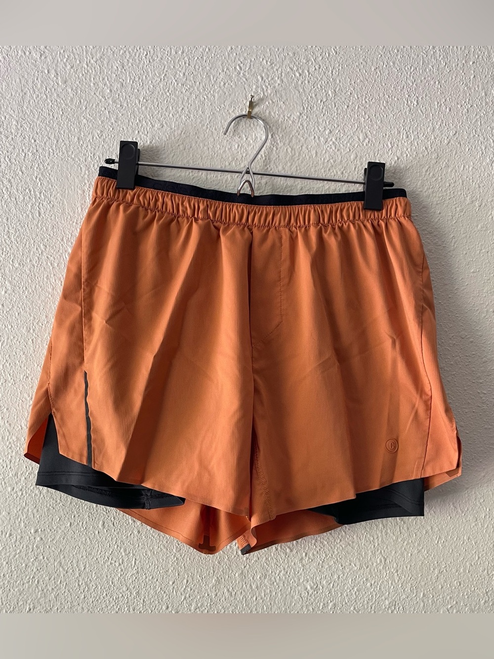 Ciele Athletics DLYShort Long Briefs 5” Men’s Small Orange Running Shorts